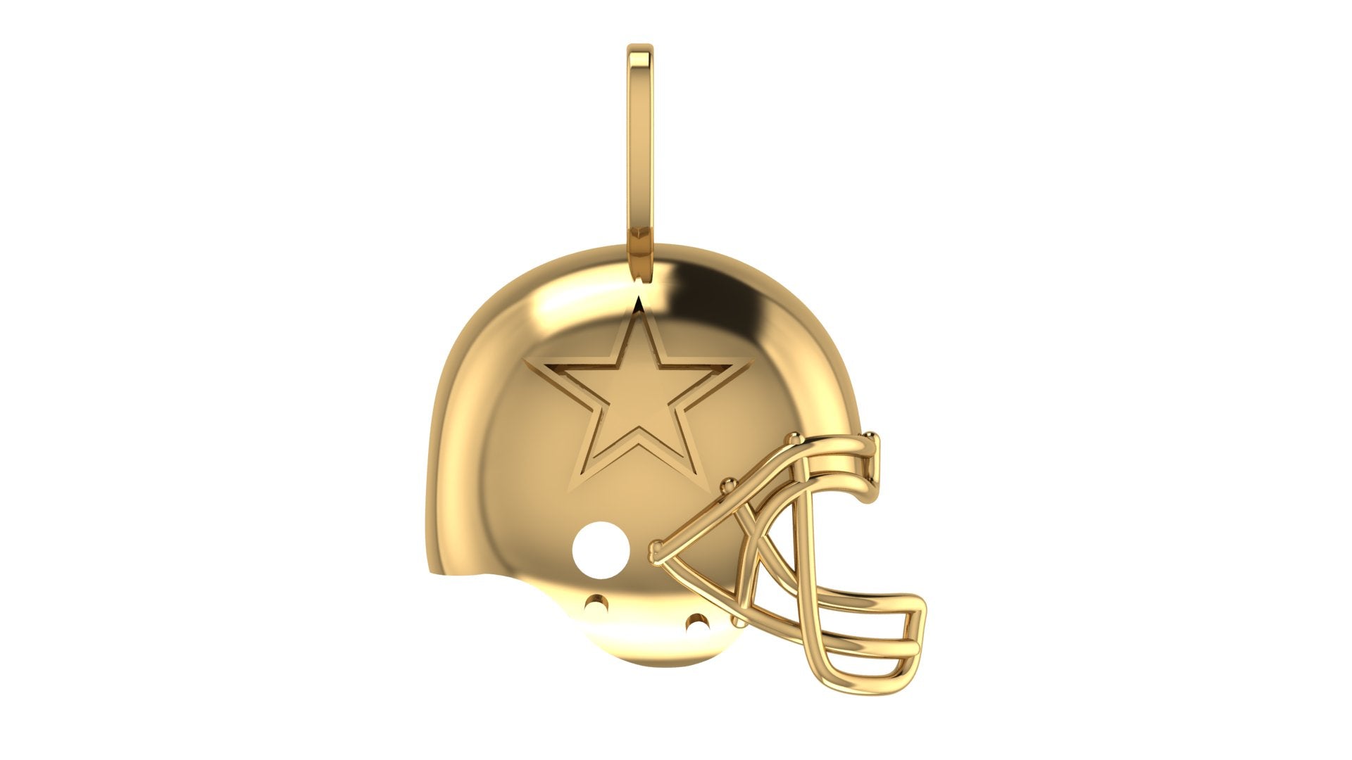 Dije de casco de futbol americano  "Cowboys"