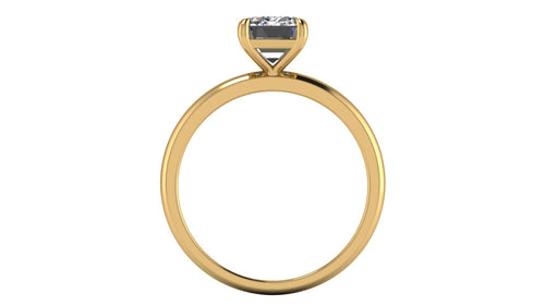 Anillo de compromiso solitario esmeralda - Mariano