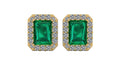 Aretes de esmeralda - María José