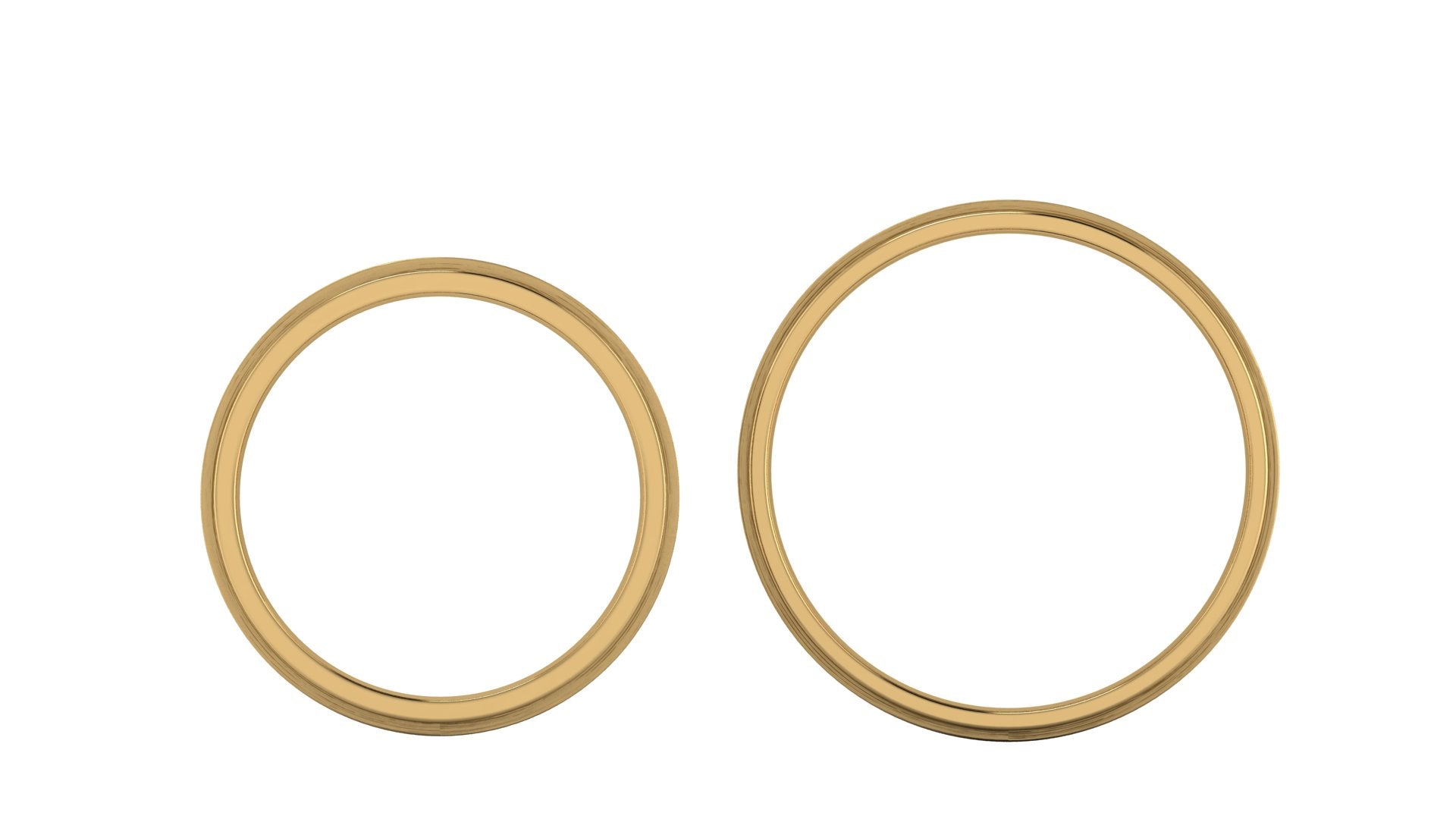 Argollas de Matrimonio, Banda plana con textura - Sofia