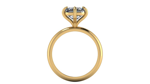 Anillo de compromiso solitario ascher - Adrian