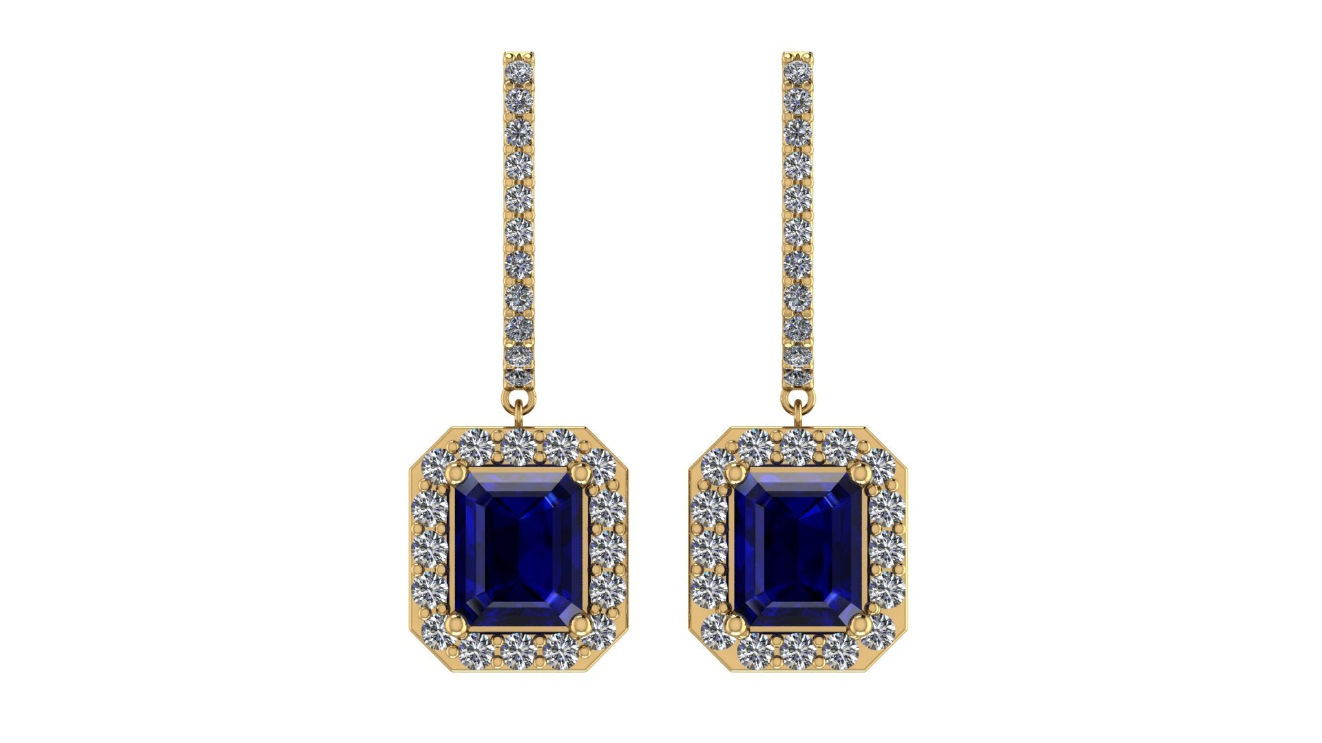 Aretes de diamante - Ximena