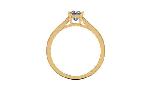 Anillo de compromiso solitario corte princesa - Rodrigo