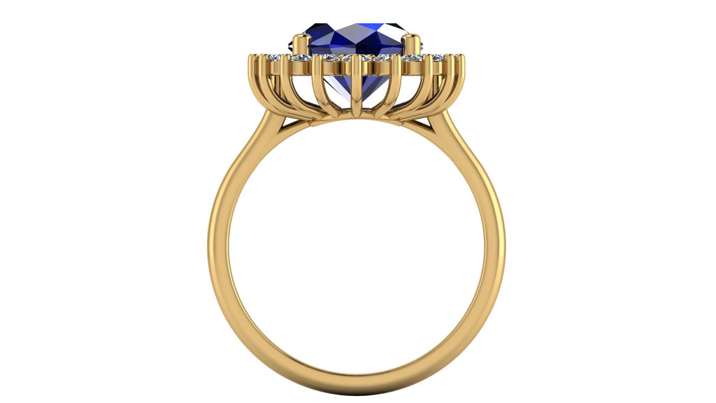 Anillo de compromiso clasico Lady Di