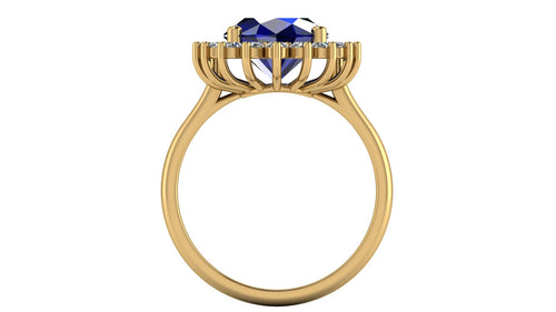 Anillo de compromiso clasico Lady Di