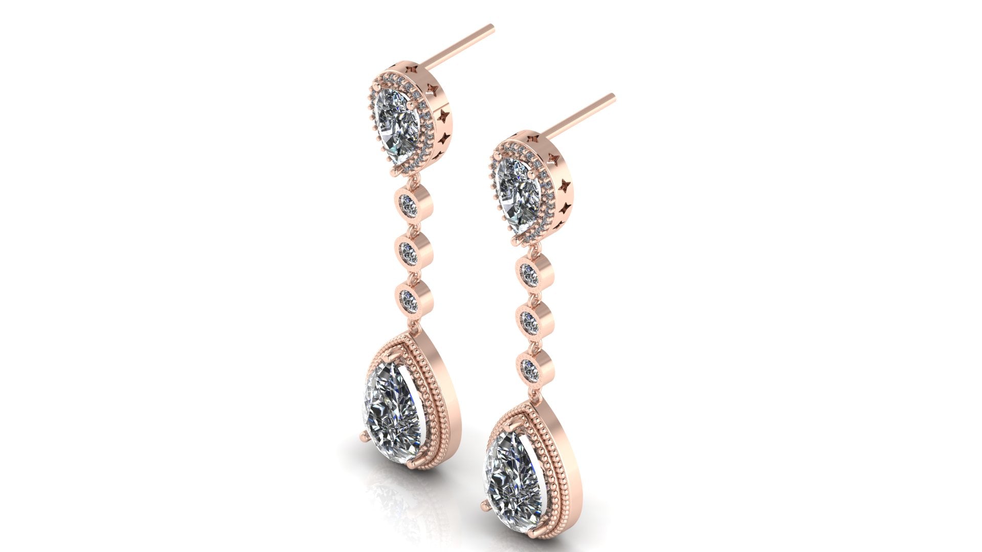 Aretes de diamantes - Martina