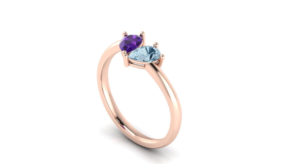Anillo toi et moi - Marienne
