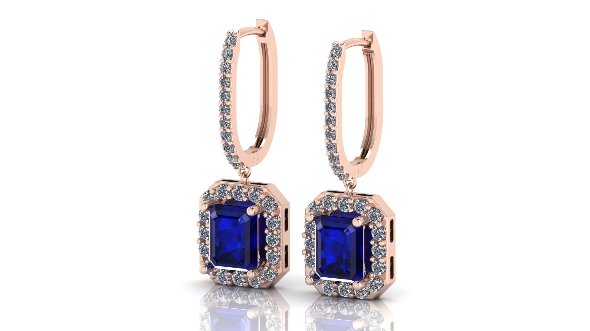 Aretes de diamante - Ximena