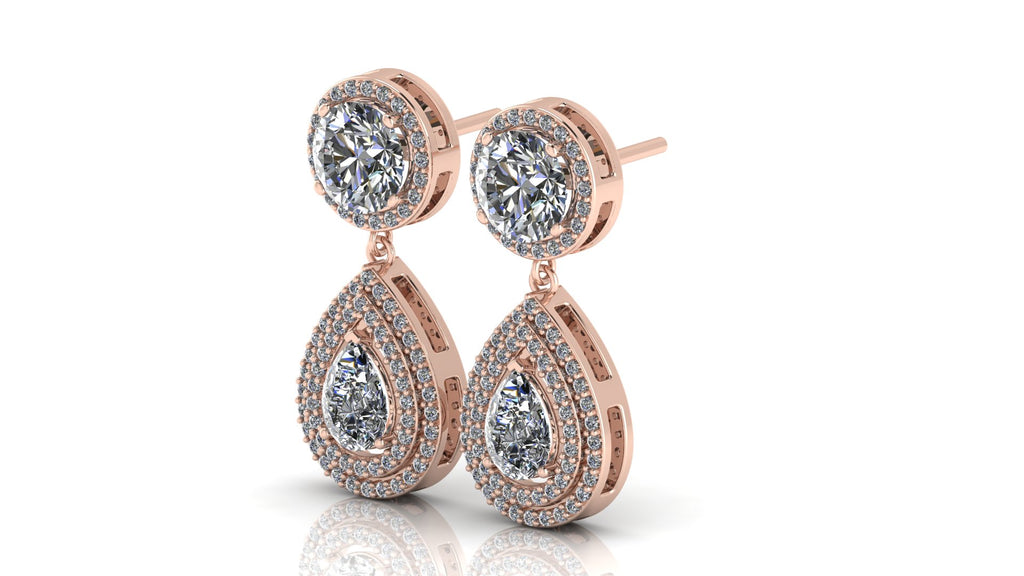 Aretes de diamantes - Ana