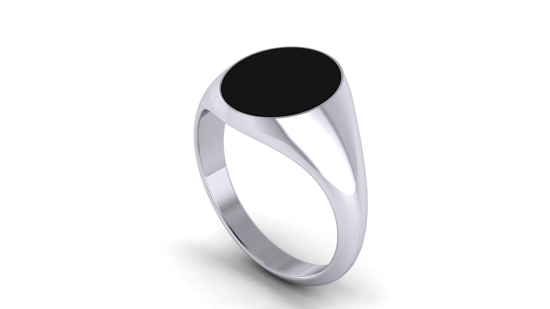 Signet ring con ónix negro - Jonathan