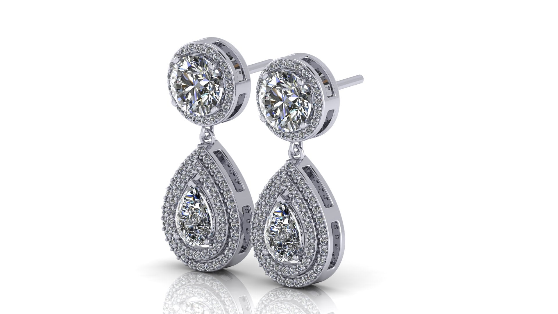Aretes de diamantes - Ana