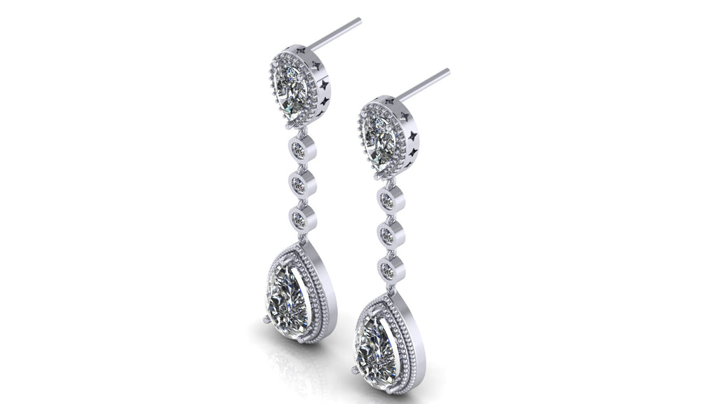 Aretes de diamantes - Martina