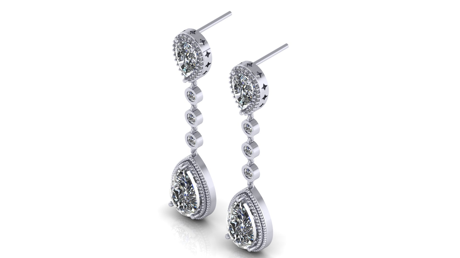 Aretes de diamantes - Martina