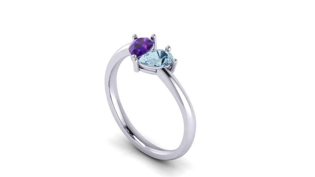 Anillo toi et moi - Marienne