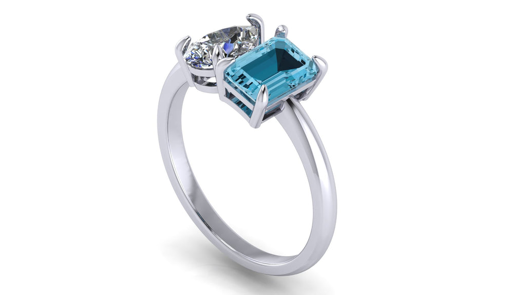 Anillo Toi et moi - Iris
