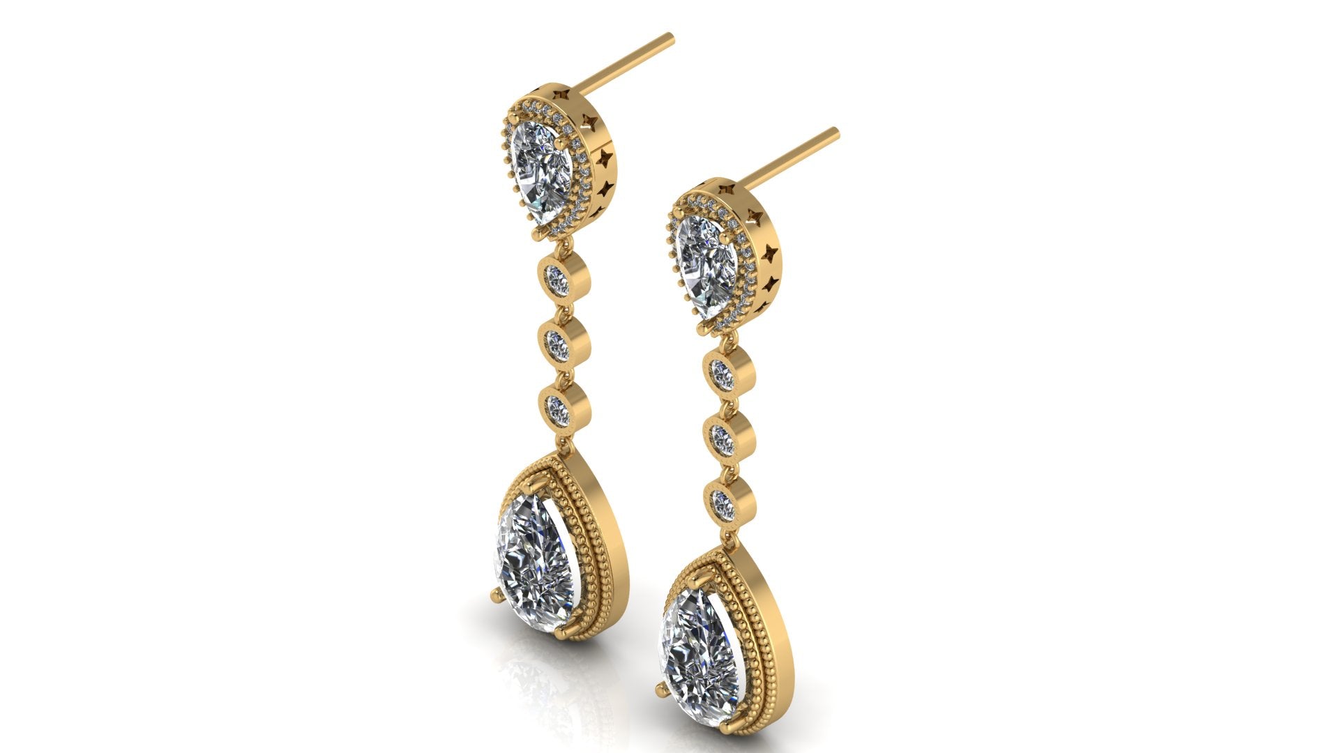 Aretes de diamantes - Martina