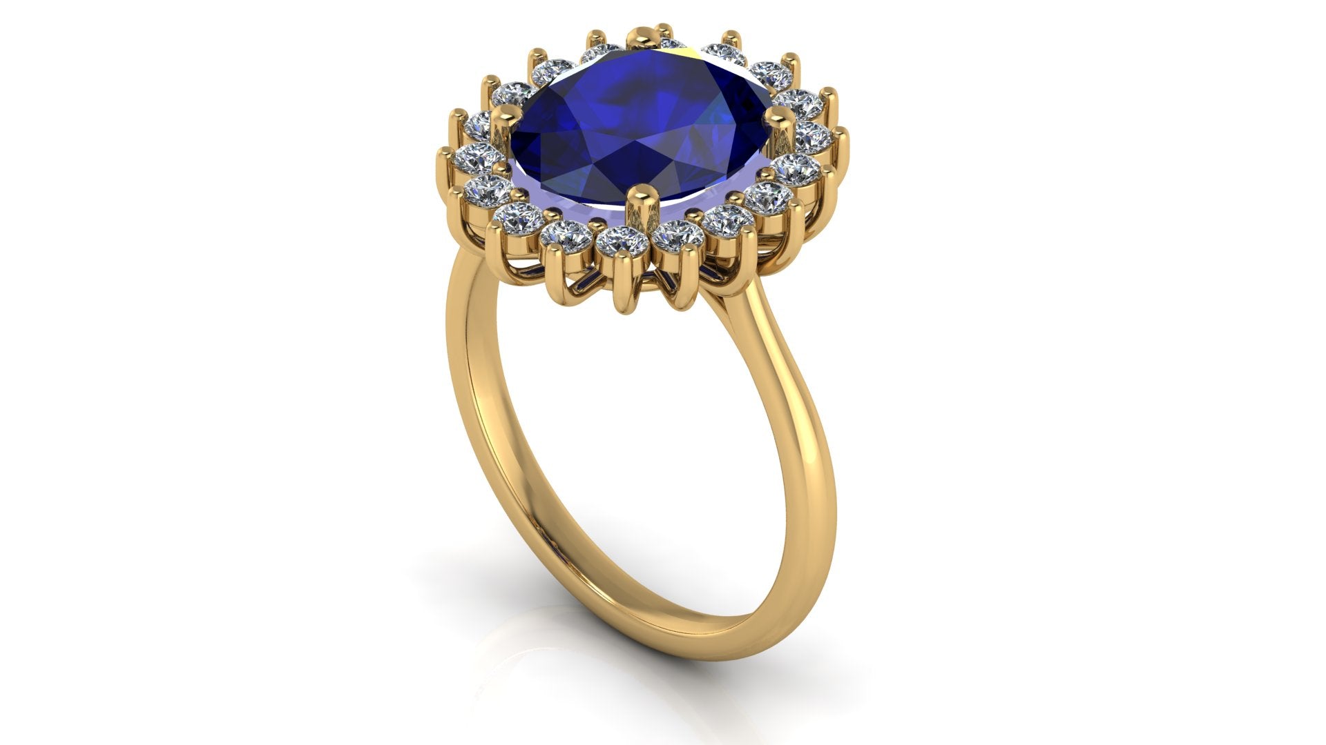 Anillo de compromiso clasico Lady Di