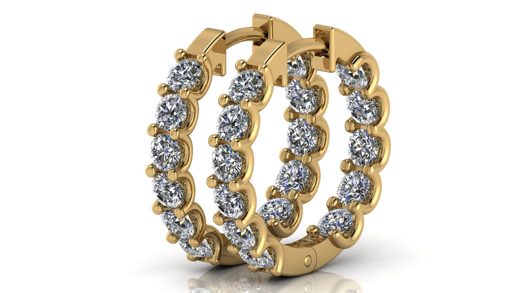 Arracadas de diamantes - Gabriela