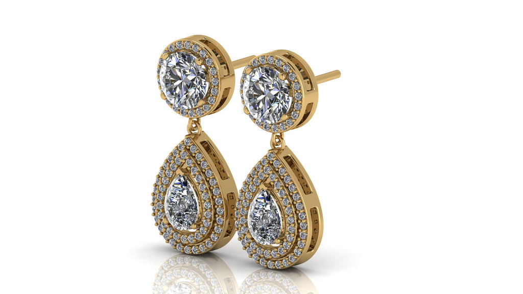 Aretes de diamantes - Ana