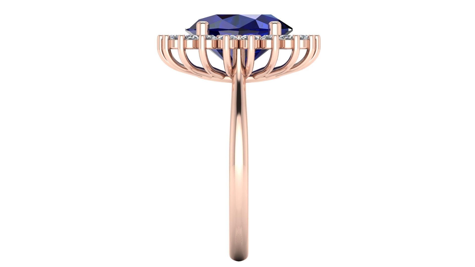 Anillo de compromiso clasico Lady Di