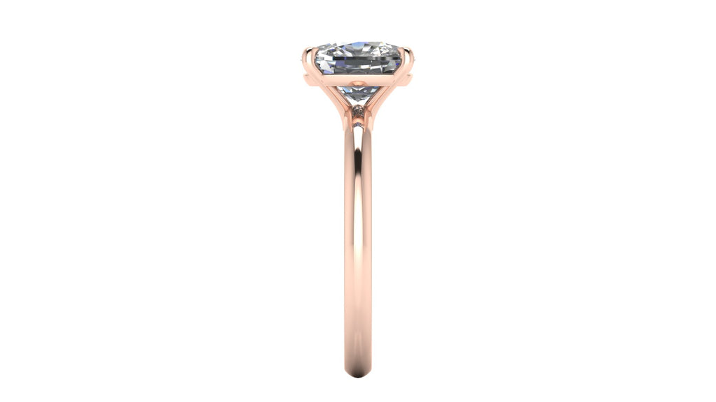 Anillo de compromiso solitario corte cushion - Gabriel
