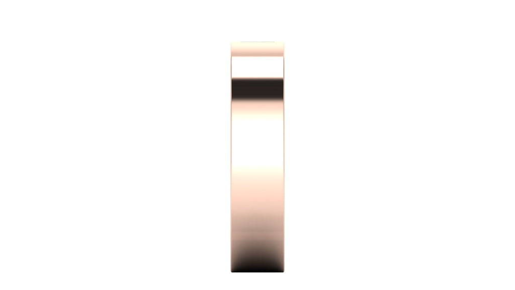 Anillo de compromiso solitario bicelado corte baguette - Andres