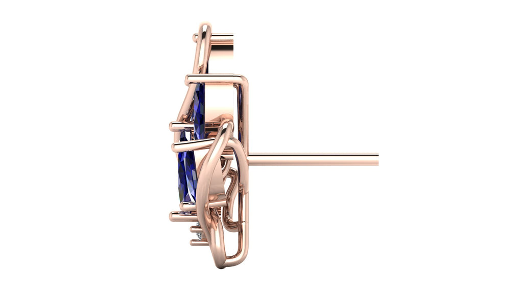 Aretes de zafiro - Renata