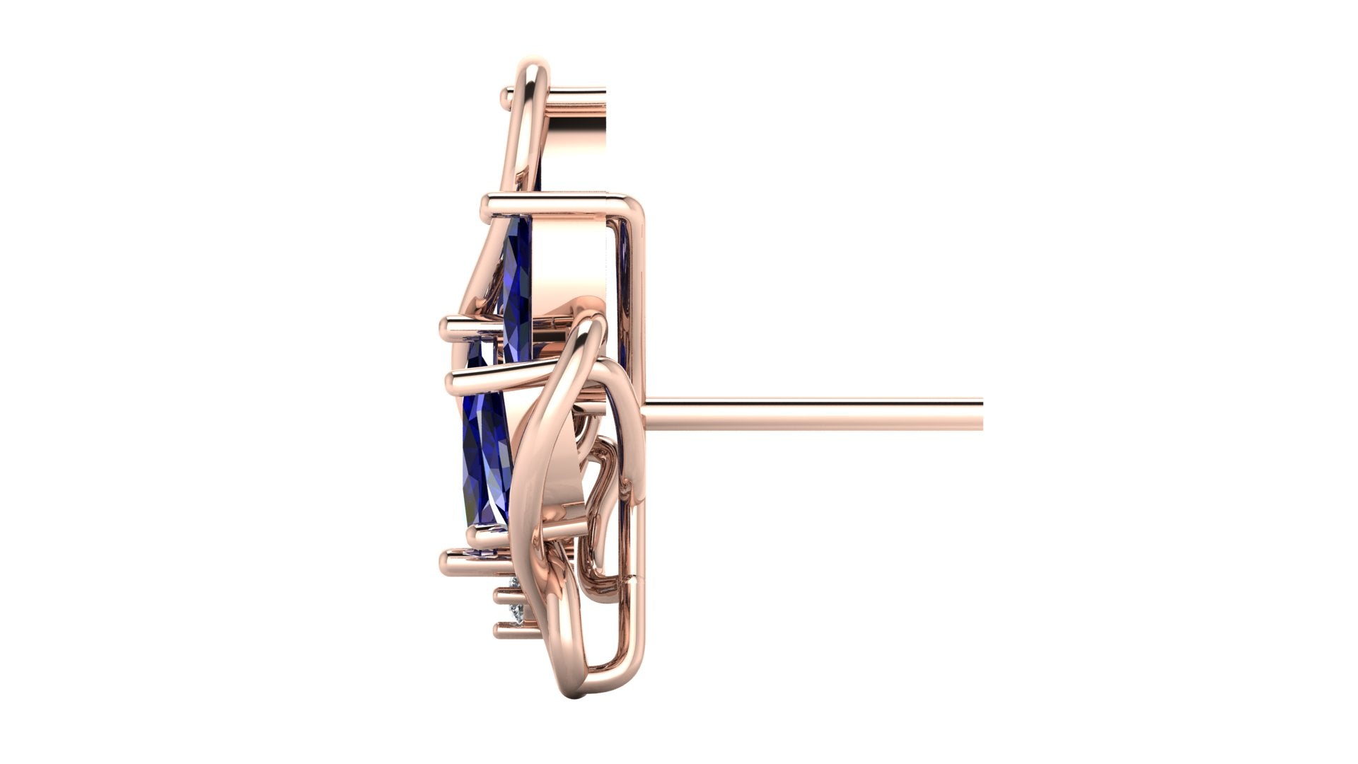 Aretes de zafiro - Renata