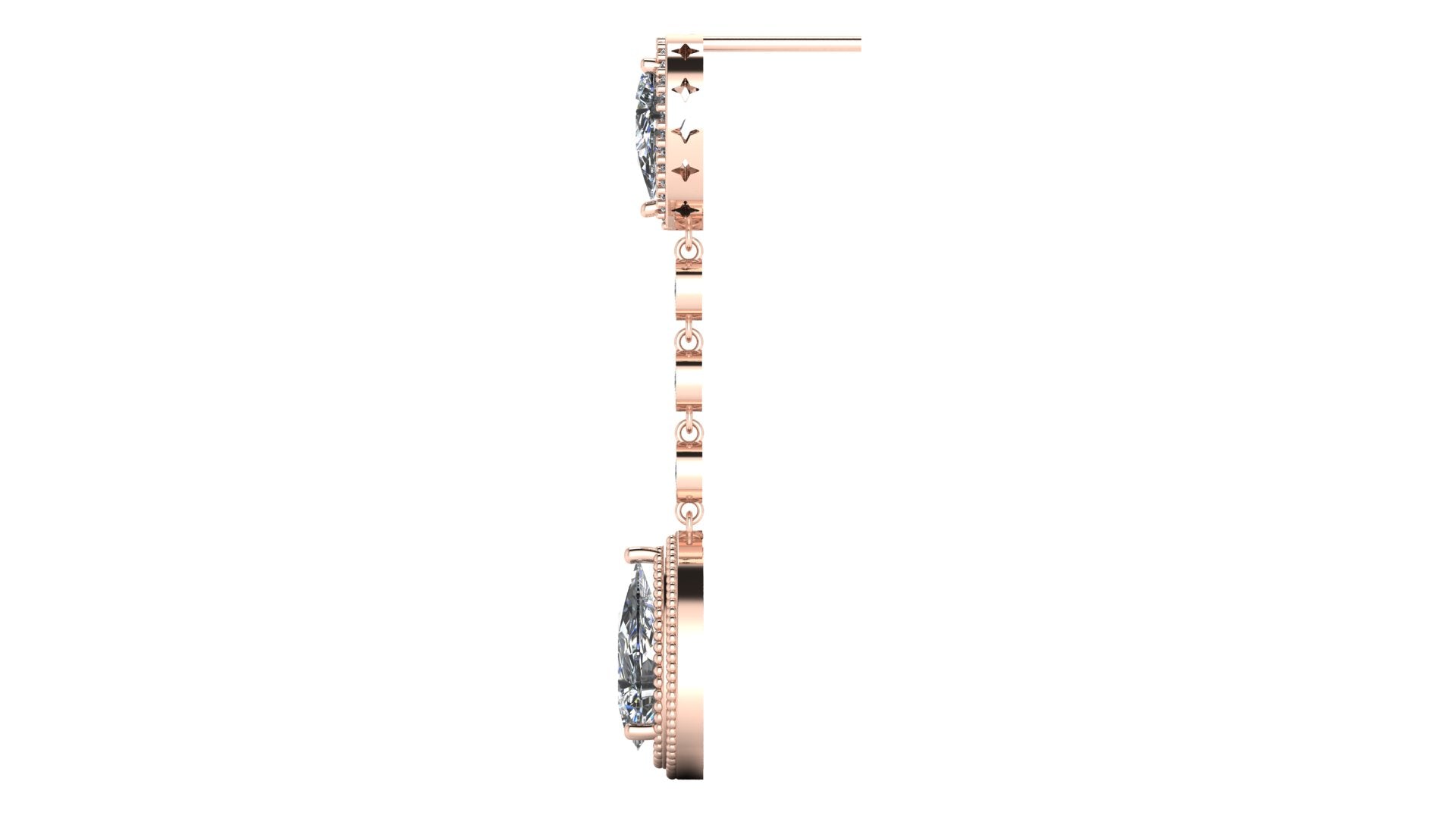 Aretes de diamantes - Martina