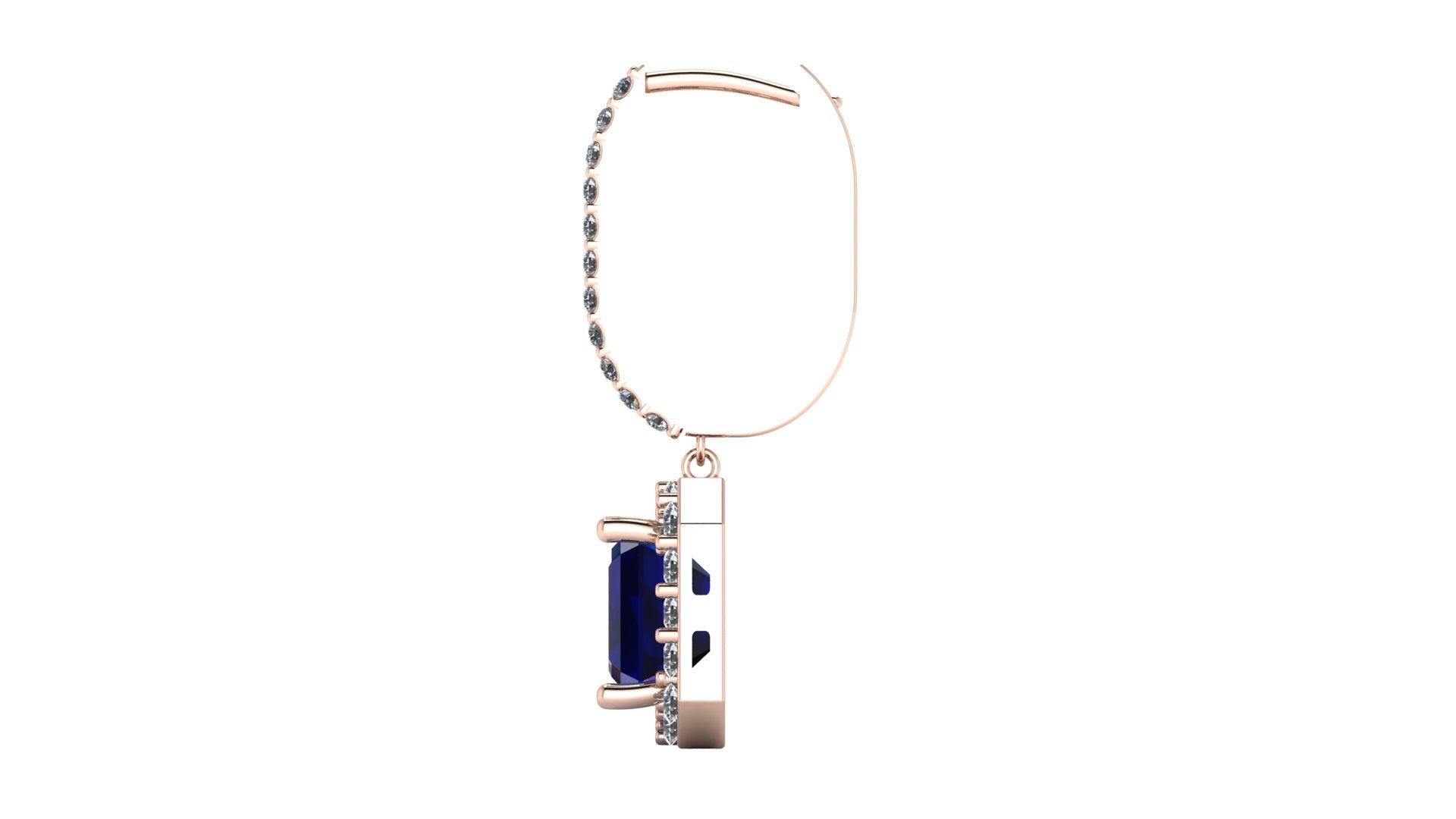 Aretes de diamante - Ximena