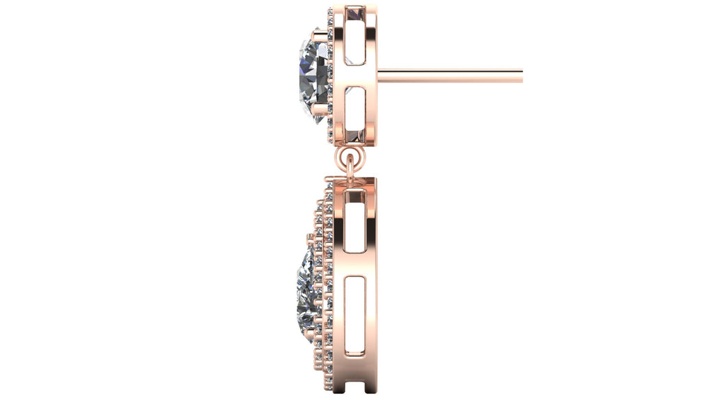 Aretes de diamantes - Ana