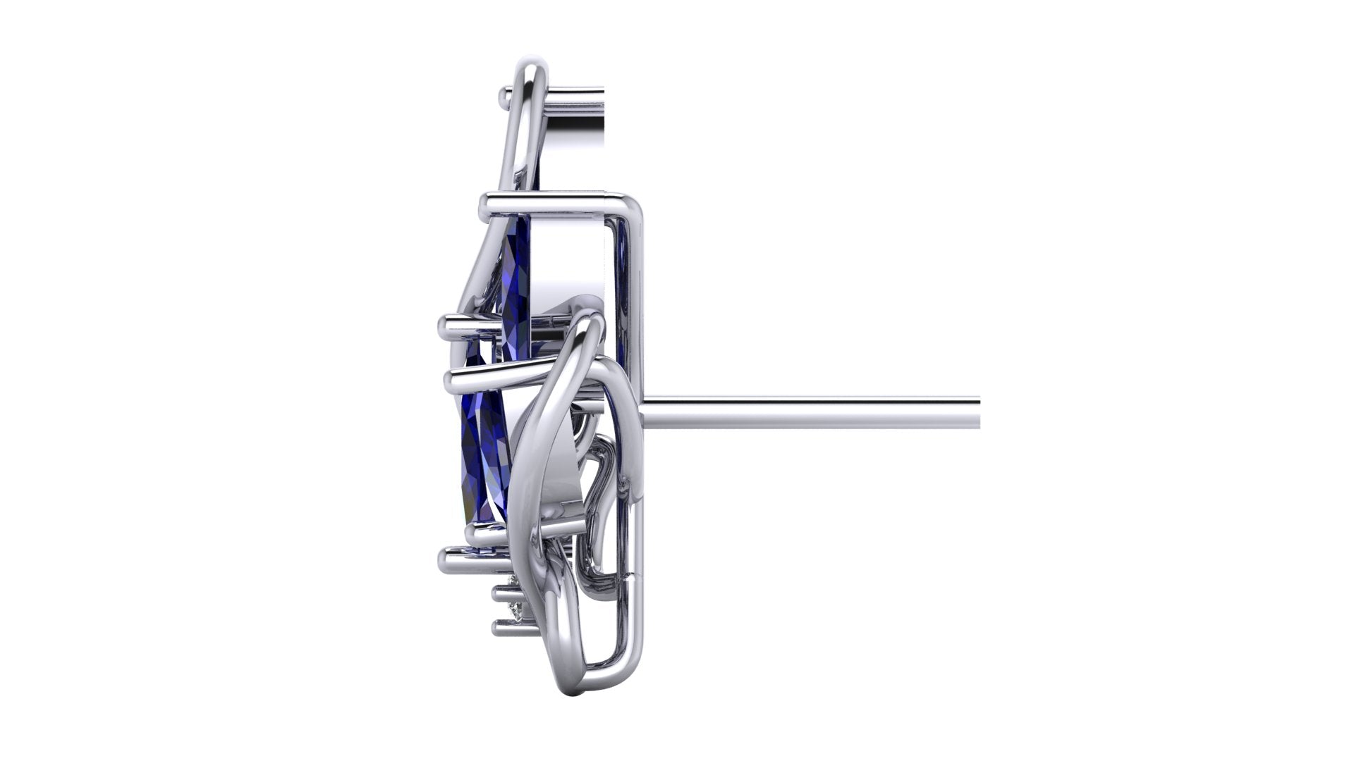 Aretes de zafiro - Renata