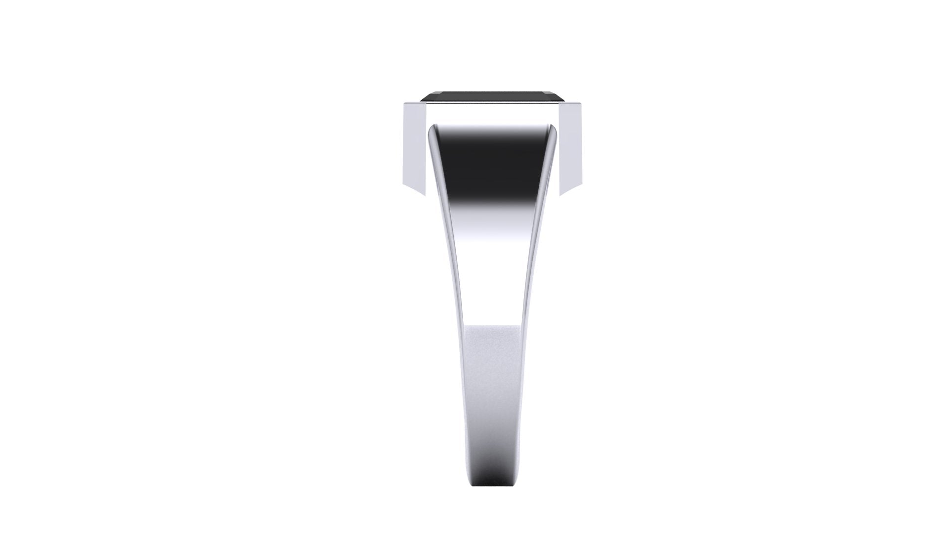 Anillo de hombre bicelado con ónix - Raul