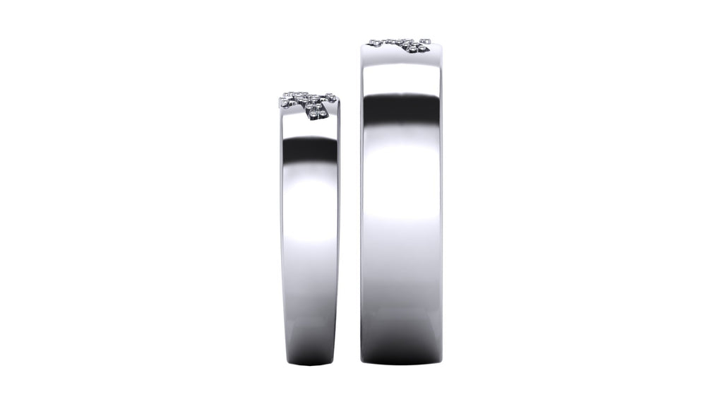 Argollas de Matrimonio con cruz - Cristina