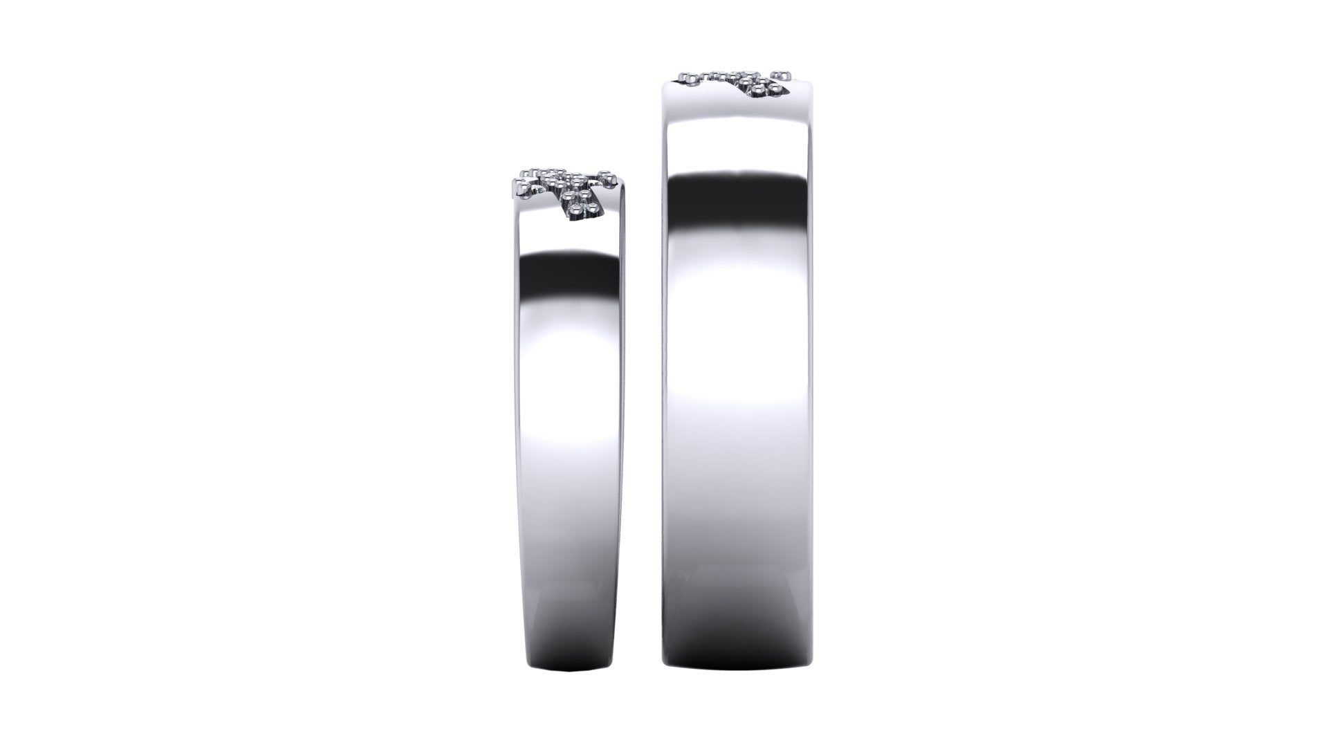 Argollas de Matrimonio con cruz - Cristina