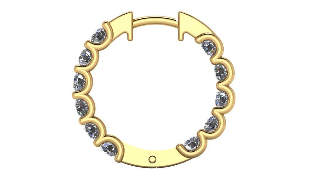 Arracadas de diamantes - Gabriela