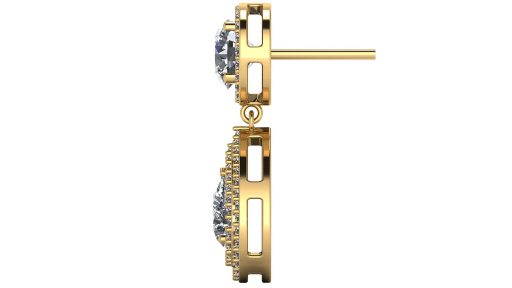 Aretes de diamantes - Ana
