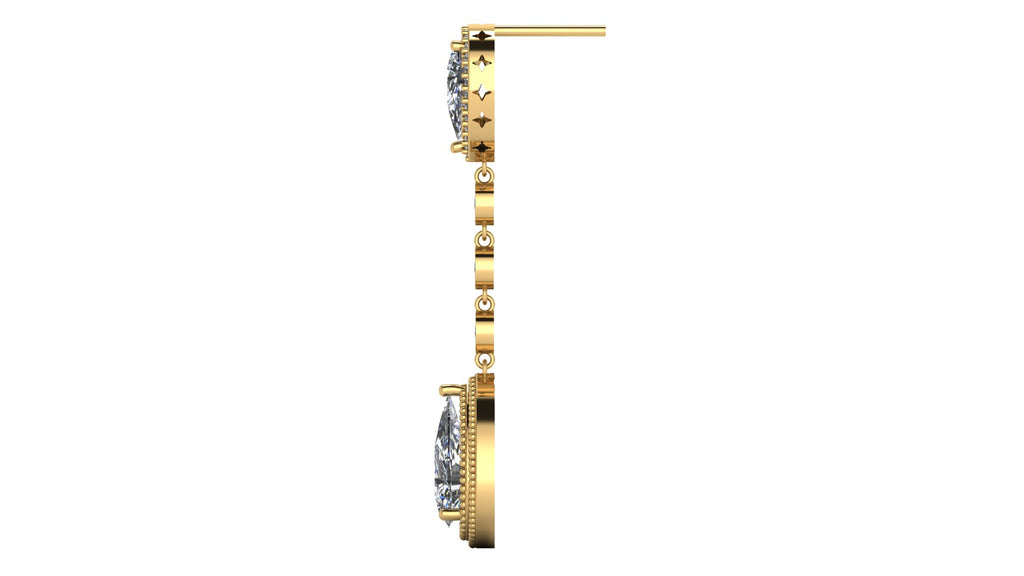 Aretes de diamantes - Martina