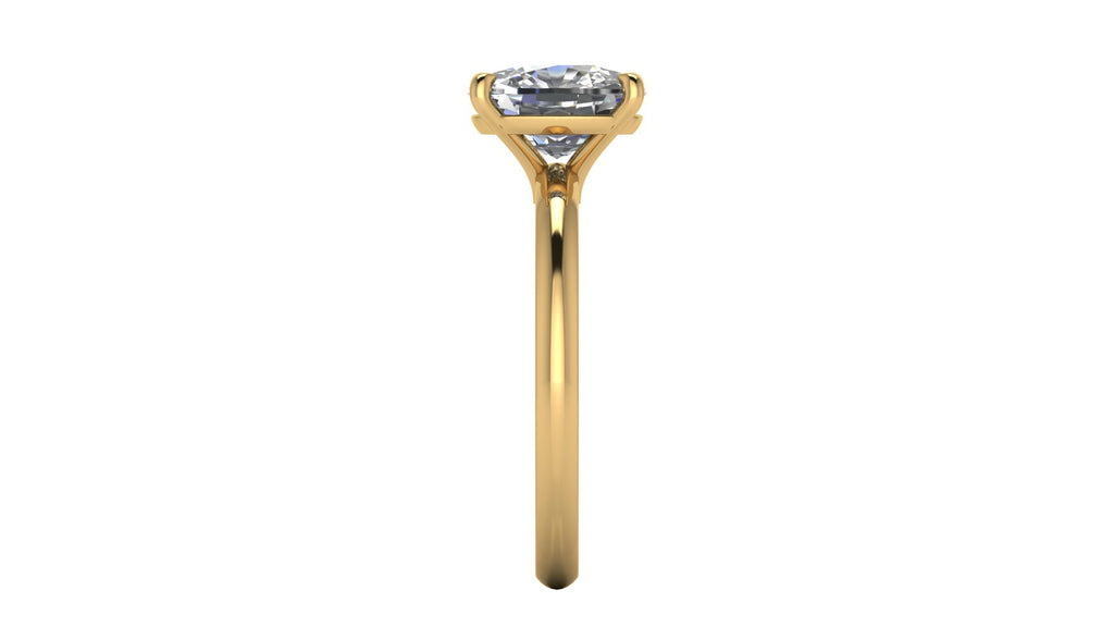 Anillo de compromiso solitario corte cushion - Gabriel