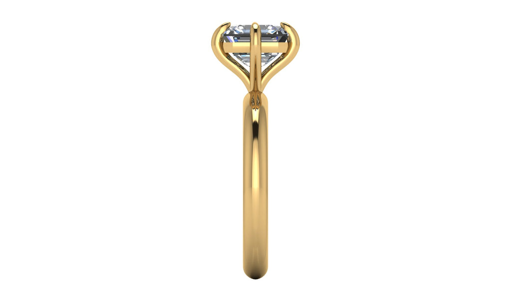 Anillo de compromiso solitario ascher - Adrian