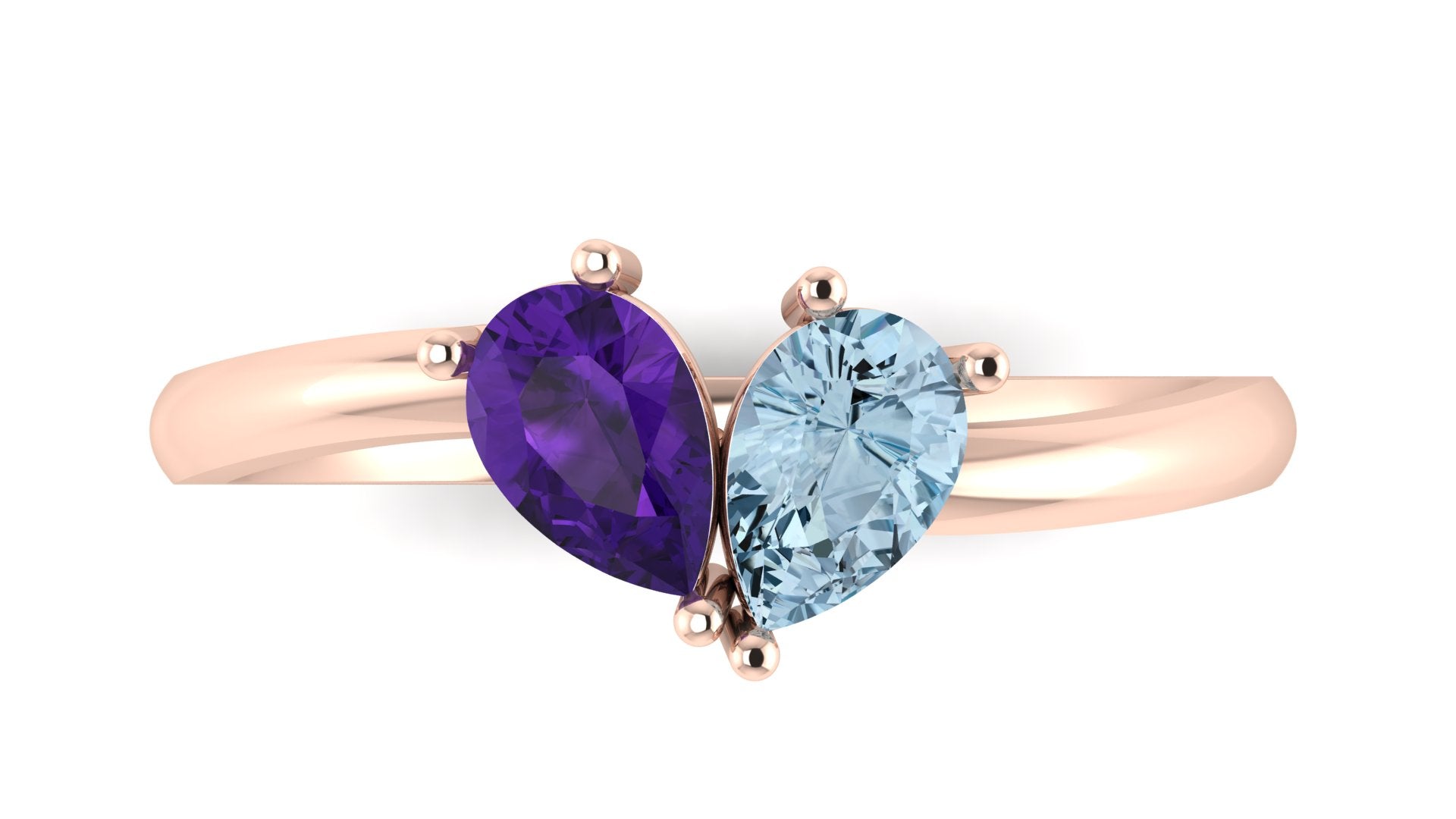 Anillo toi et moi - Marienne