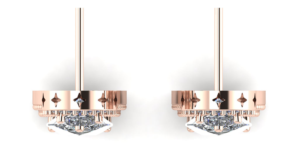 Aretes de diamantes - Martina