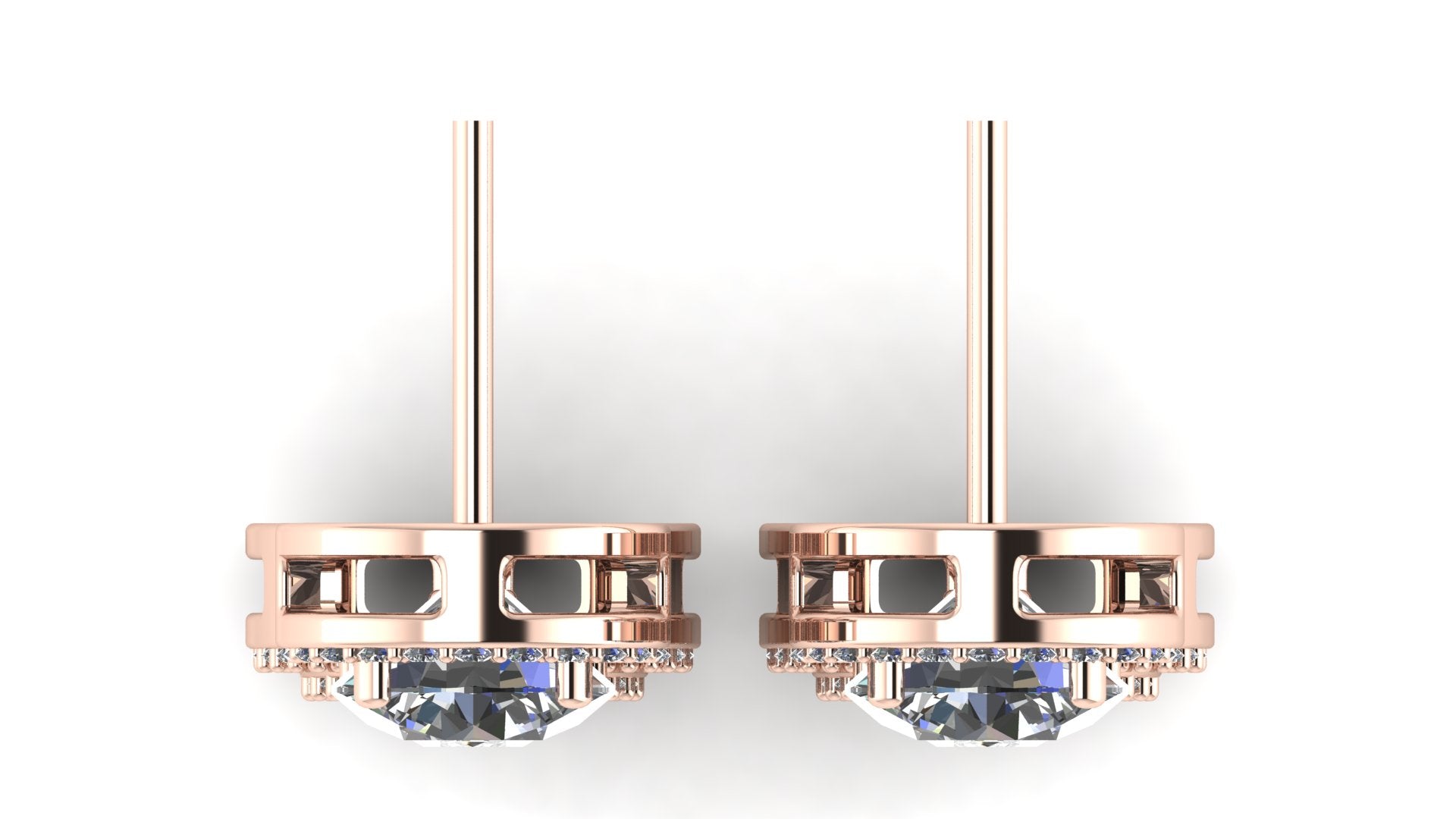 Aretes de diamantes - Ana
