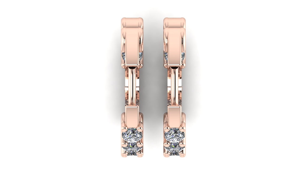 Arracadas de diamantes - Gabriela