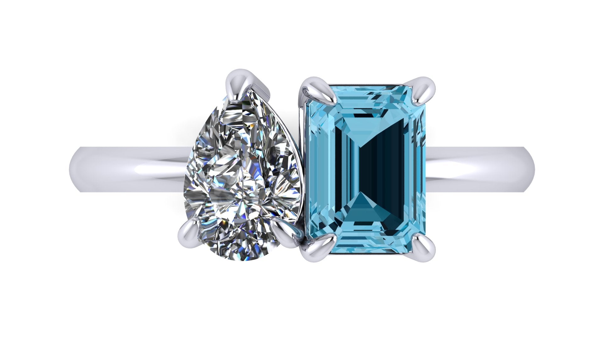 Anillo Toi et moi - Iris
