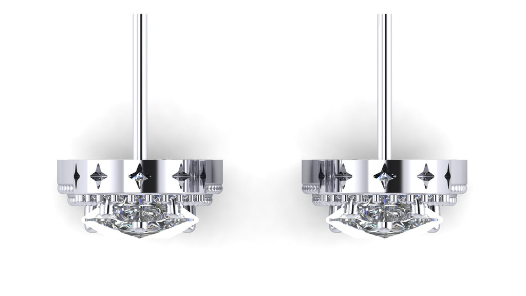 Aretes de diamantes - Martina