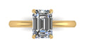 Anillo de compromiso solitario esmeralda - Mariano