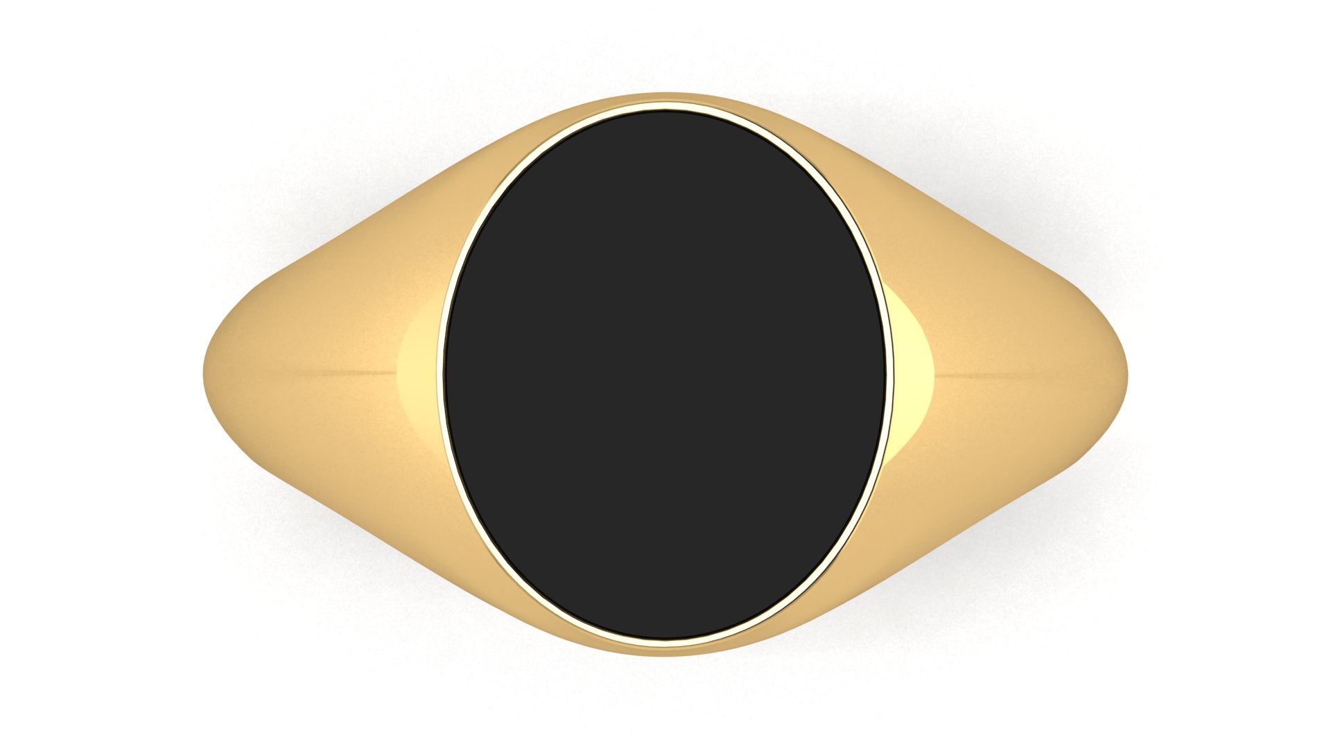 Signet ring con ónix negro - Jonathan