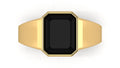 Anillo de hombre bicelado con ónix - Raul