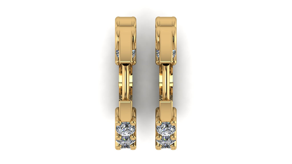 Arracadas de diamantes - Gabriela